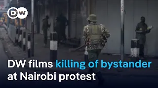 Kenyan police shoot dead trader at protests in Nairobi | DW News