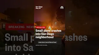 Small plane crashes into San Diego neighborhood