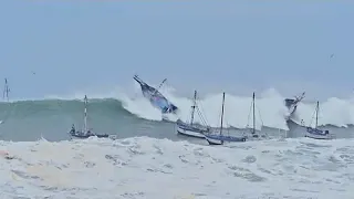 Tres muertos y varios puertos cerrados por el fuerte oleaje en las costas de Ecuador, Chile y Perú