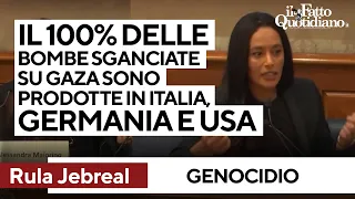 Rula Jebreal: &quot;Italia complice di genocidio. Le bombe di Israele prodotte qui, in Germania e Usa&quot;