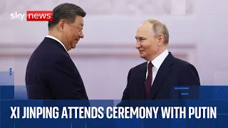 Putin welcomes Xi to Russia