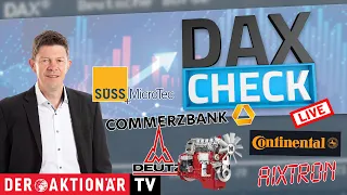 NORDEX SE O.N. DAX-Check: Aixtron, Commerzbank, Continental, Deutz, Nordex, SÜSS Microtec