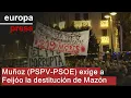 Muñoz (PSPV-PSOE) exige a Feijóo la destitución de Mazón