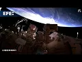 Astronautas chinos realizan el paseo espacial de mayor duración registrado por el país