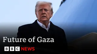 Trump’s call for Palestinians to leave Gaza condemned as ethnic cleansing | BBC News