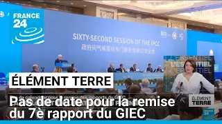 Pas de calendrier pour la remise des prochains rapports du GIEC • FRANCE 24