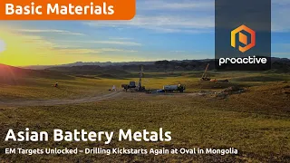 ASIAN BATTERY METALS PLC Asian Battery Metals to resume drilling at Oval Cu-Ni discovery