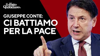 Conte all&#39;Aja: &quot;Quando ci chiederanno &#39;cosa facevate?&#39; diremo che ci stavamo battendo per la pace&quot;