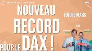 DAX40 PERF INDEX Nouveau record pour le DAX - 100% Marchés - matin - 06/03/2025