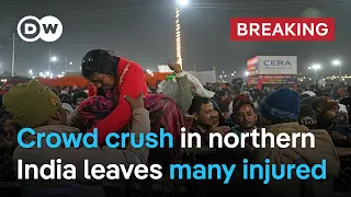 India: Several feared dead with many injured following stampede | DW News