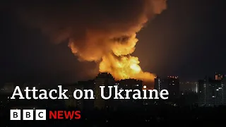 Kyiv hit by barrage of drone strikes as Putin rejects Trump&#39;s truce bid | BBC News