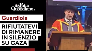 S&U PLC [CBOE] L&#39;appello di Guardiola su Gaza: &quot;Vediamo bambini uccisi . Rifiutatevi di rimanere in silenzio&quot;