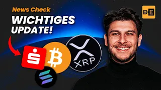 BITCOIN Krypto-News: Sparkasse, Bitcoin, XRP &amp; Solana-ETF - das erwartet uns jetzt!