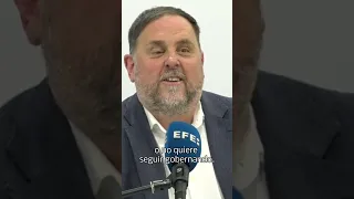 Junqueras: No hay especial interés en un Gobierno PP-Vox