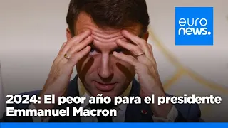 Macron se enfrentó a una agitación política sin precedentes y a una pérdida de apoyo en 2024