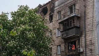 At least two killed in Russian missile and drone strikes on Ukraine&#39;s capital Kyiv