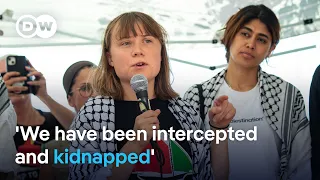 Israel diverts activist aid boat bound for Gaza in international waters | DW News