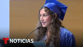 Grupo de estudiantes en Nueva York se gradúa tras ganar batalla contra el cáncer