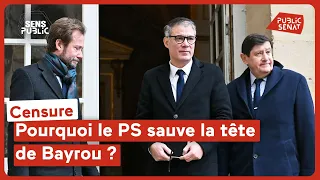 Censure : pourquoi le PS sauve la tête de Bayrou ?