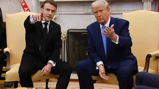 Trump y Macron se reúnen en la Casa Blanca