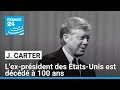 L'ancien président américain Jimmy Carter est mort à l'âge de 100 ans • FRANCE 24