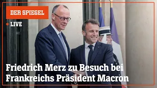 Livestream: Kanzler Merz zu Besuch bei Präsident Macron | DER SPIEGEL