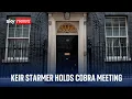 COBRA RESOURCES ORD 1P - Watch Downing Street live: Sir Keir Starmer holds COBRA meeting with senior police leaders