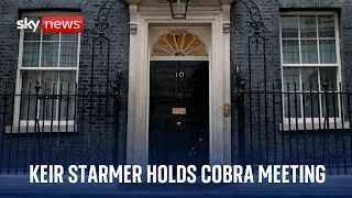 COBRA RESOURCES ORD 1P Watch Downing Street live: Sir Keir Starmer holds COBRA meeting with senior police leaders