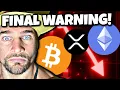 WARNING! MILLIONS LIQUIDATED!!! (URGEN BITCOIN ETH XRP UPDATE)