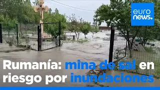 MINA Las inundaciones en Rumanía amenazan con destruir la histórica mina de sal en Praid