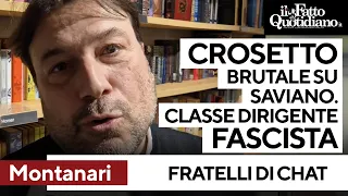 S&U PLC [CBOE] Fratelli di chat, Montanari: &quot;Inquietante Crosetto su Saviano da punire. Classe dirigente fascista&quot;