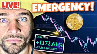 KEY BOUNCE OR NUKE??? Key Levels HIT! BTC ETH ADA SOL XRP Live Trading &amp; Analysis!