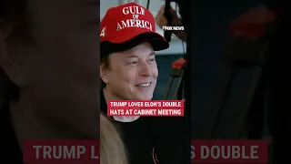 ELON AB [CBOE] TRUMP: &quot;Elon, I love the double hat.&quot; ELON: &quot;They say I wear a lot of hats.&quot;