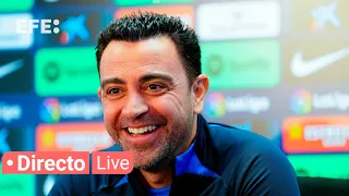 MANCHESTER UNITED 🔴📡 Rueda de prensa de Xavi Hernández, previa al partido de Europa League contra el Manchester United