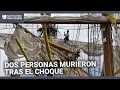 Una falla de energía habría provocado colisión del buque mexicano con el Puente de Brooklyn