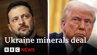 Donald Trump says Volodymyr Zelensky to visit US after Ukraine &#39;agrees minerals deal&#39; | BBC News