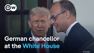 Friedrich Merz meets Donald Trump for the first time in person since his election in May | DW News