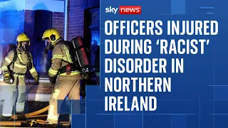 Violent disorder in Northern Ireland was &#39;racist thuggery&#39;, say police