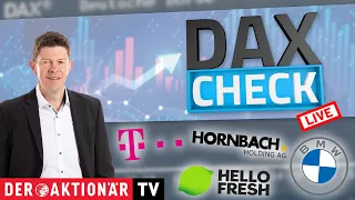 NORDEX SE O.N. DAX-Check LIVE: BMW, Telekom, Fresenius, HelloFresh, Hornbach Holding, Munich Re, Nordex im Fokus