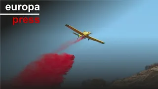 Evoluciona favorablemente el incendio de Villena, propagado a C-LM y ya estabilizado