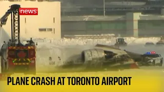 PEARSON ORD 25P Live from the aftermath of a plane crash at Toronto Pearson International Airport