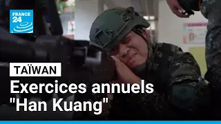 Taïwan : record de réservistes pour les exercices militaires &quot;Han Kuang&quot; • FRANCE 24