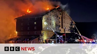 TR HOTEL Arrests made after fire in Turkish ski resort hotel | BBC News