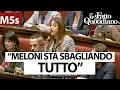 M5s vs Meloni: "Sta sbagliando tutto e gli italiani ne pagheranno le conseguenze"