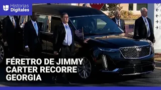 Comienzan en Georgia funerales para el expresidente Jimmy Carter