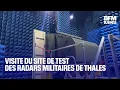 Visite du site de test des radars militaires de Thales