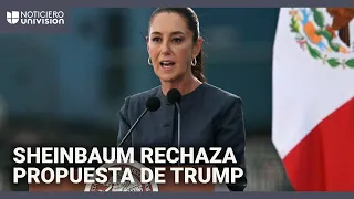 La dura respuesta de Sheinbaum a la propuesta de Trump de enviar militares de EEUU a México
