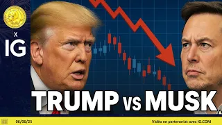 CAC40 INDEX Trading CAC40, SP500, NASDAQ (06/06/25): le conflit ouvert TRUMP/MUSK à l&#39;origine du prochain Krach?