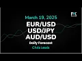 EUR/USD, USD/JPY, AUD/USD Price Forecast Today: Euro, Yen, Dollar Technical Analysis (March 19)