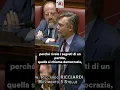 RICCIARDI vs DONZELLI: "SQUADRISTA" #news #shorts